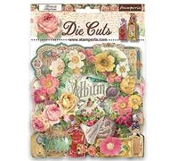 Stamperia International Assorted Die Cuts-Rose Parfum, Multi Colour, Bag