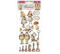 Stamperia International Chipboard-Alice Through The Looking Glass, Various, 15 x 30 cm