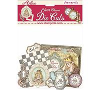 Stamperia International Clear Alice Charms, Various, Bag of die cuts