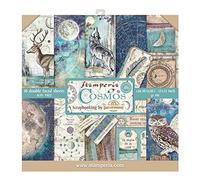 Stamperia International KFT Block 10 Sheets-Double Face Cosmos, Multicoloured, 30.5 x 30.5 (12" x 12")