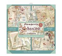 Stamperia International KFT Imagine Paper Pad 22 Sheets Double-Sided, Multicoloured, 30.5 x 30.5 (12" x 12")