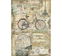 STAMPERIA INTERNATIONAL, KFT Rice Paper Pack A4 Bicycle, One Size