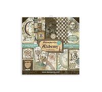 STAMPERIA INTERNATIONAL, KFT SBBS51 Scrapbooking Kleinblock 10 Blatt, cm 20,3X20,3 (8"X8") - Alchemy