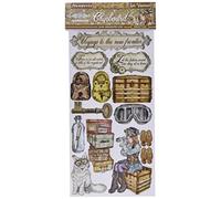 STAMPERIA INTERNATIONAL, KFT Stamperia-Chipboard-Lady Vagabond, Various, 15 x 30 cm, DFLCB18