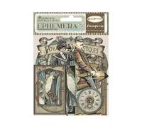 Stamperia International KFT Stamperia Ephemera Voyages Fantastiques, Multicoloured, 10 x 21 cm