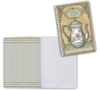 STAMPERIA INTERNATIONAL, KFT STAMPERIA NOTEBK A6, Teapot, Alice, One Size