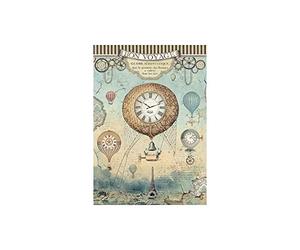STAMPERIA INTERNATIONAL, KFT Stamperia-Rice Paper-Voyages Fantastiques Balloon, Multicoloured, One Size