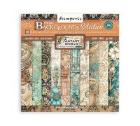 Stamperia International KFT Stamperia Scrapbooking Pad 10 Sheets cm 30,5x30,5 (12"x12") Maxi Sir Vagabond in Fantasy World, Multicoloured, 12 x 12 in