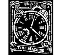 STAMPERIA INTERNATIONAL, KFT Stamperia-Thick Stencil-Clock, 20 x 25cm