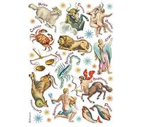 Stamperia International Rice Paper-Cosmos Infinity-Astrological Signs, Multicoloured, A4