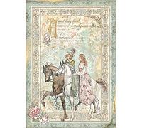 Stamperia International Rice Paper-Sleeping Beauty Prince On Horse, Various, A4