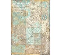 Stamperia International Rice Paper-Sleeping Beauty Texture Gold, Various, A4