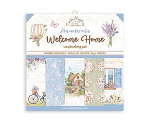Stamperia International Scrapbooking Pad - Create Happiness - Welcome Home