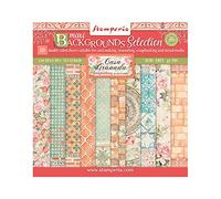 Stamperia International Scrapbooking Pad - Maxi Background Selection - Casa Granada, Multicolour, 12 x 12 inches (SBBL108)