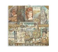 Stamperia International - Scrapbooking Pad - Sir Vagabond - Aviator, SBBL112, White, OSFA