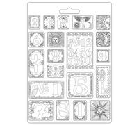 Stamperia International Soft Mould-Alchemy-Numbers, Various, A4