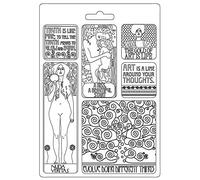 Stamperia International Soft Mould-Klimt-Canvas, Various, A5
