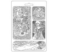 Stamperia International Soft Mould-Klimt-Masterpieces, Various, A4