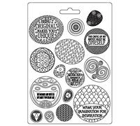 Stamperia International Soft Mould-Klimt-Rounded Patterns, Various, A4 KSTDL51