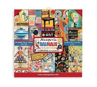 Stamperia International Stamperia-Mini Scrapbooking Pad-Bauhaus, Multicoloured, 8 x 8 inches