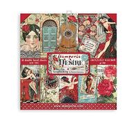Stamperia International Stamperia-Scrapbooking Pad-Desire, Multicoloured, 6 x 6 inches