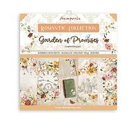 Stamperia International Stamperia-Scrapbooking Pad-Garden of Promises, White, OSFA