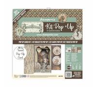 Stamperia International Stamperia-Tunnel Pop Up Kit-Voyages Fantastiques, Multicoloured, one Size