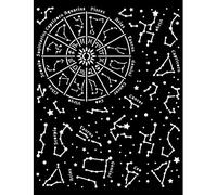 Stamperia International Thick Stencil-Cosmos Infinity-Constellation, 20 x 25cm