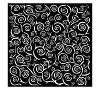 Stamperia International Thick Stencil-Klimt-Spiral Pattern, Various, 18x18 cm DFSA4648