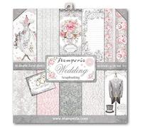 Stamperia Intl Double Sided Paper Pad (10/Pack), Black/White, 12" x 12"