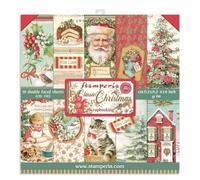 STAMPERIA INTL, KFT (3PL) Stamperia-Scrapbooking Pad-Double Face-Classic Christmas, Paper, Multicoloured, 15.24x15.26