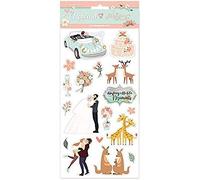 STAMPERIA INTL Stamperia-Chipboard, Wedding Subjects, Love Story, 15 x 30 cm