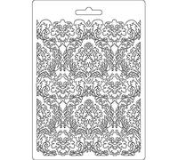 STAMPERIA INTL Stamperia-Soft Mould-Damask, White, A5