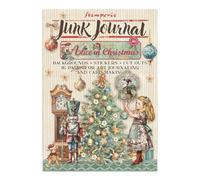 Stamperia - Junk Journal Kit for Scrapbooking, Albums, Card Making and Bullet Journalling, Assortment of Tools and Materials, Perfect for Hobbies, Crafts, and Gifting (Alice in Christmas)