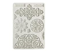 Stamperia KACMA406 Big Silicone Mould Mandala, 14.8 cm x 21 cm, 2 Count