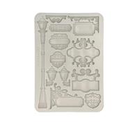 Stamperia KACMA551 Silicone Mould A5, Grey, 14.8 x 21 x 1.1 cm