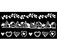 Stamperia KSTDL128 Scrapbook Pad, Black/White, 12 cm x 25 cm