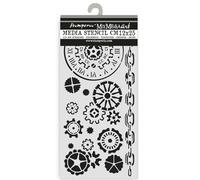 Stamperia KSTDL131 Thick Stencil Mechanisms, 12 x 25 cm, 3 Count