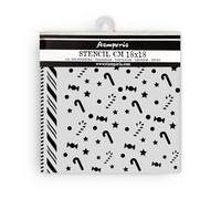 Stamperia KSTDQ124 Scrapbook Pad, Black/White, 18 cm x 18 cm