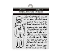 Stamperia KSTDS58 Stickers, Black/White, 12 cm x 12 cm