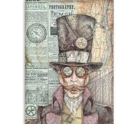 Stamperia Rice Paper-Sir Vagabond-Photography, Various, A4