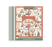 Stamperia - Rub-on Kit for Scrapbooks, Albums, Cards, Bullet Journals and More, Easily Transfer Images onto Paper and Other Surfaces, Perfect for Crafts and Gifting (6 Pages) (Family)