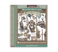 Stamperia - Rub-on Selection for Scrapbooks, Albums, Bullet Journals and More, Easily Transfer Images onto Paper and Other Surfaces, Perfect for Crafts and Gifting (6 Pages) (Voyages Fantastiques)