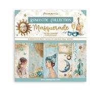Stamperia SBBL165 Masquerade Scrapbook Pad 30.5 cm x 30.5 cm, Multicoloured, 30.5 x 30.5 x 0.7 cm