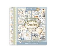 Stamperia - Stickers for Scrapbooking, Albums, Card Making, Bullet Journalling, and More, Acid Free, Pre-Cut, 4 Sheets, Self-Adhesive, Perfect for Hobbies, Crafts, and Gifting (Timeless)