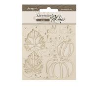 Stamperia SCB236 Decorative Chips, Brown, 14 x 14 x 0.1 cm