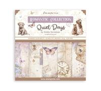 Stamperia - Scrapbook Paper Pad for Scrapbooking, Albums, Card Making, Bullet Journalling and More, Acid Free, Double-Sided, Perfect for Hobbies, Crafts, and Gifting (Quiet Days) (20.3 x 20.3cm)