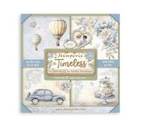 Stamperia - Scrapbook Paper Pad for Scrapbooking, Albums, Card Making, Bullet Journalling and More, Acid Free, Single Face, Perfect for Hobbies, Crafts, and Gifting (Timeless) (30.5 x 30.5 cm)