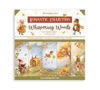 Stamperia - Scrapbook Paper Pad for Scrapbooking, Albums, Card Making, Bullet Journalling and More, Acid Free, Double-Sided, Perfect for Hobbies, Crafts, and Gifting (Whispering Woods) (30.5 x 30.5 cm