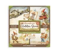 Stamperia - Scrapbook Paper Pad for Scrapbooking, Albums, Card Making, Bullet Journalling and More, Acid Free, Single Face, Perfect for Hobbies, Crafts, and Gifting (Hidden Grove) (30.5 x 30.5 cm)